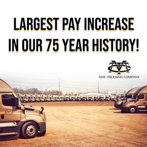 OTR CDL-A Company Drivers | Largest Pay Increase Ever
